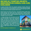 Ma’had Aly Zawiyah Jakarta: Menghidupkan Kembali Ilmu-Ilmu Keislaman